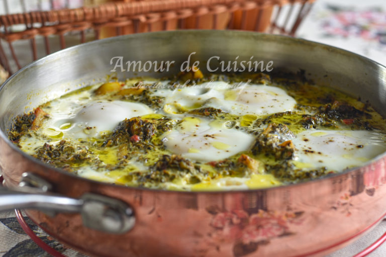 spinach shakshuka