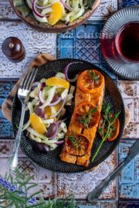 Baked Salmon with Clementine Glaze Recipe