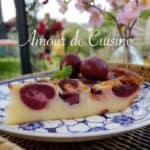 French cherry clafoutis