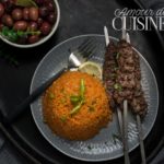 Ground beef kafta skewers