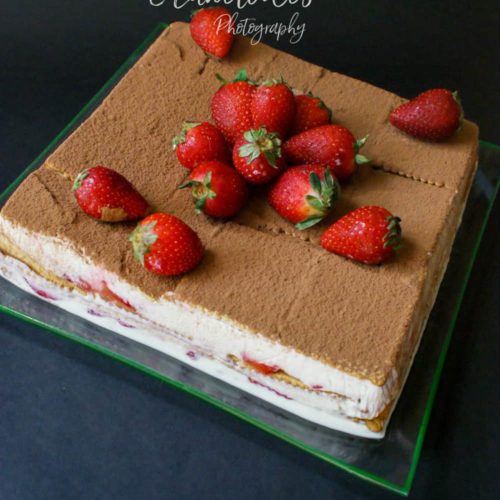 no bake strawberry icebox cake