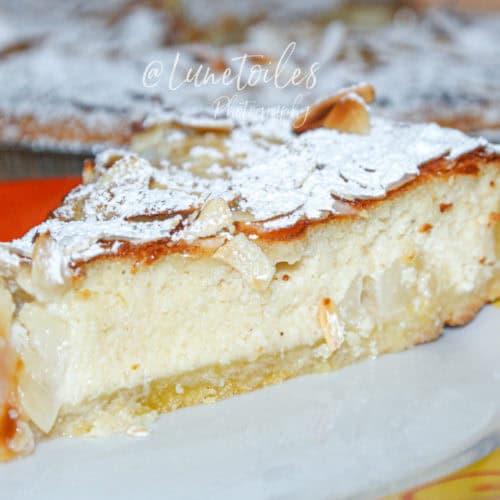 pear amandine tart