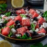 watermelon feta salad