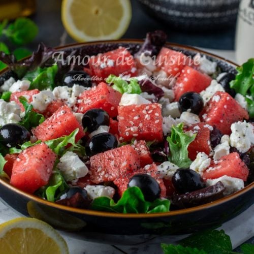 watermelon feta salad